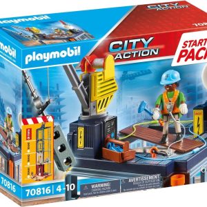 PM City Action Starterpack – Bouwplaats met lier 70816
