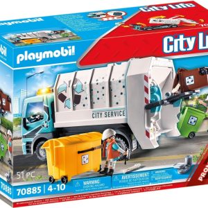 PM City Life – Vuilniswagen met knipperlicht 70885