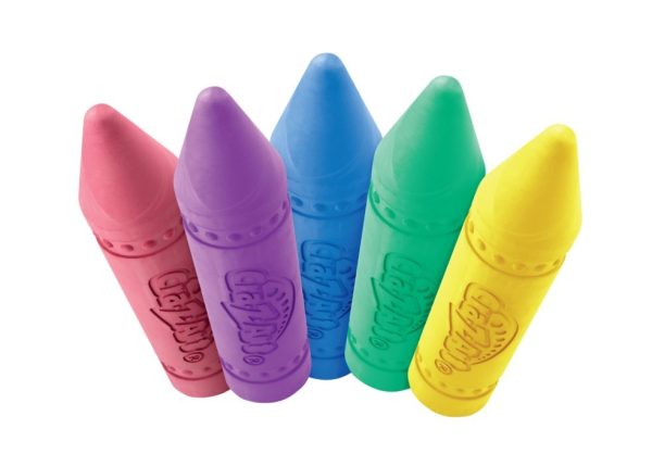 Cra-Z-Art Giant Stoepkrijt - 5stuks (gekleurd) - Afbeelding 2