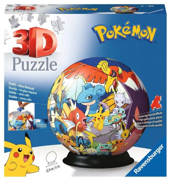 3D Puzzel (72stuks) - Pokémon Bal - Afbeelding 2