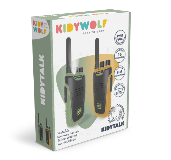 Kidytalk Walkie Talkie - groen/oranje