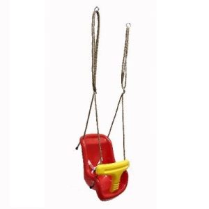 Baby schommelzitje (luxe) kunststof (28x36x42cm) – Rood