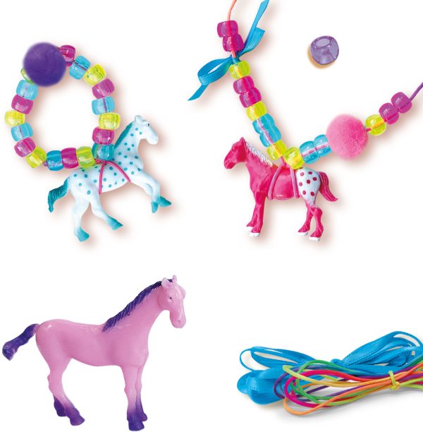 SES Creative - Paarden pompon sieraden - Afbeelding 3
