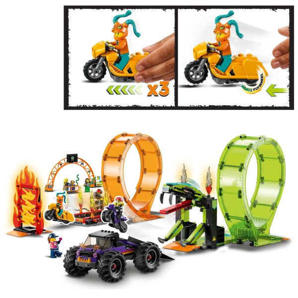 LEGO City Dubbele looping stuntarena - 60339 - Afbeelding 4