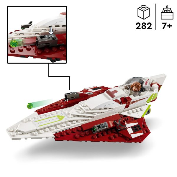LEGO Star Wars Obi-Wan Kenobi's Jedi Starfighter - 75333 - Afbeelding 4