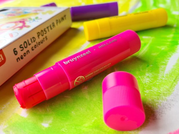 Bruynzeel Kids Posterverfstick NEON Set - 6stuks - Afbeelding 5