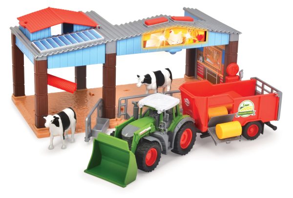 Boerderij met tractor