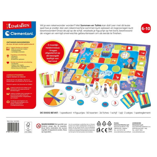 Education Clementoni - Sommen en tafels - Afbeelding 4