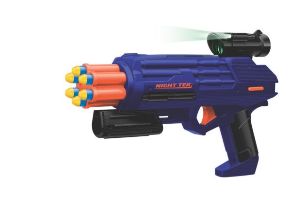 Air Warriors - Night Tek met 6 lange afstandspijltjes - Afbeelding 2