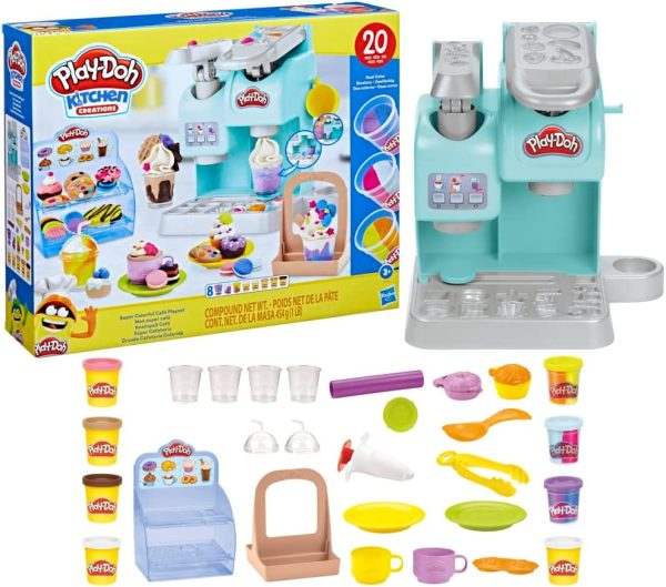 Play-Doh Kitchen Creations - Super Colorful Café Playset - Afbeelding 3