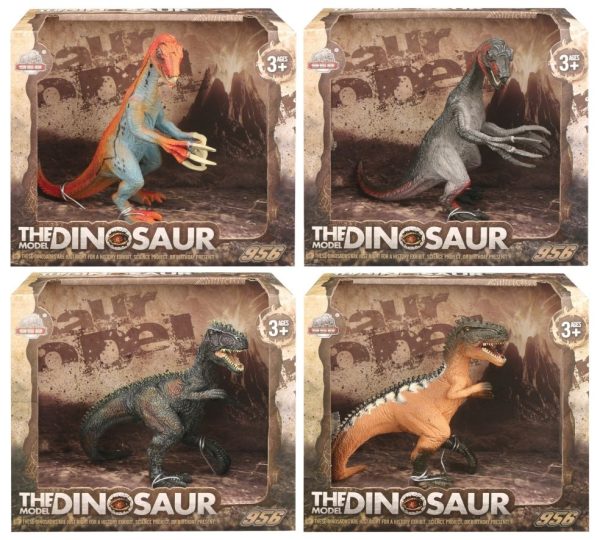 The Model Dinosaur - Medium 20x10x18cm - 1stuk (assorti) - 1 exemplaar