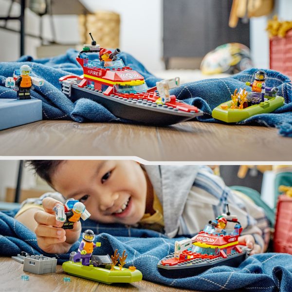LEGO City Reddingsboot Brand - 60373 - Afbeelding 8