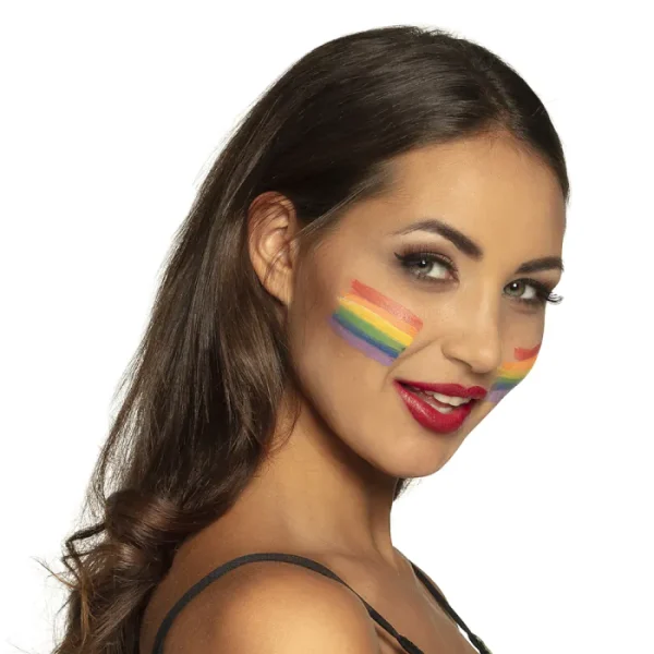 Schminkstift 6-in-1 - Regenboog - Afbeelding 2