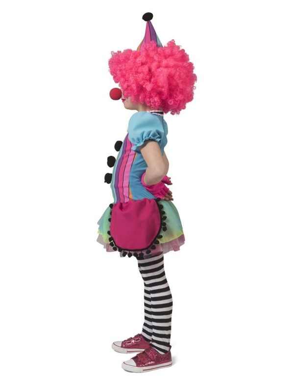 Kostuum Regenboog Clown (meisje) - Afbeelding 2