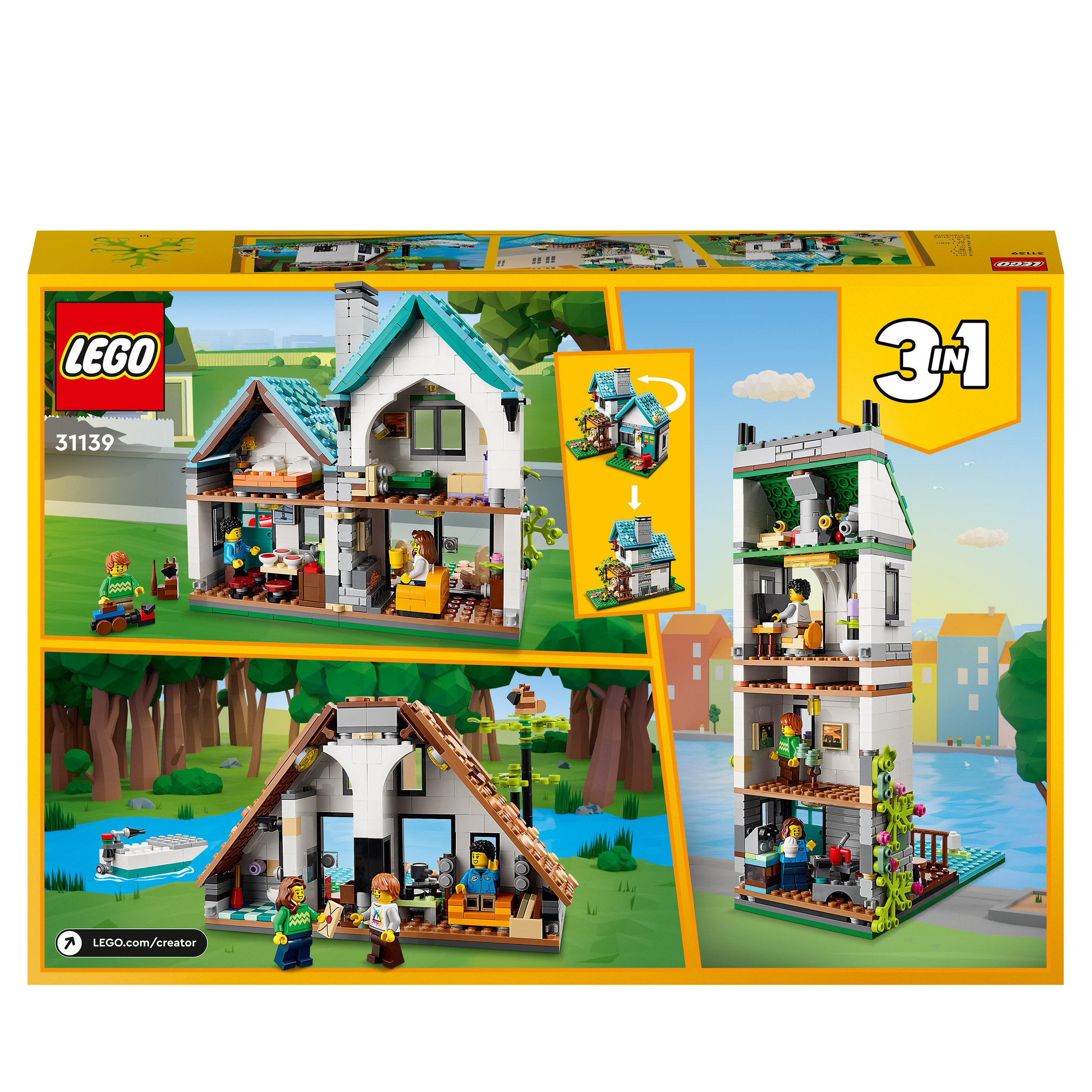 LEGO Creator 3-in-1 Knus Huis - 31139 - Afbeelding 9