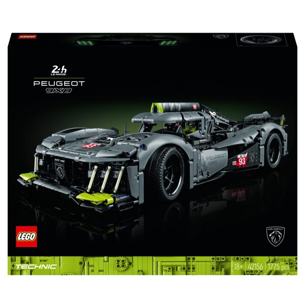 LEGO Technic PEUGEOT 9X8 24H Le Mans Hybrid Hypercar - 42156