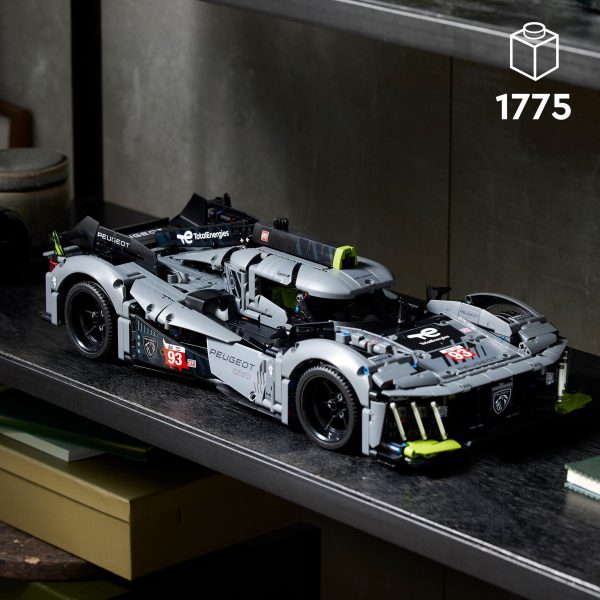 LEGO Technic PEUGEOT 9X8 24H Le Mans Hybrid Hypercar - 42156 - Afbeelding 4