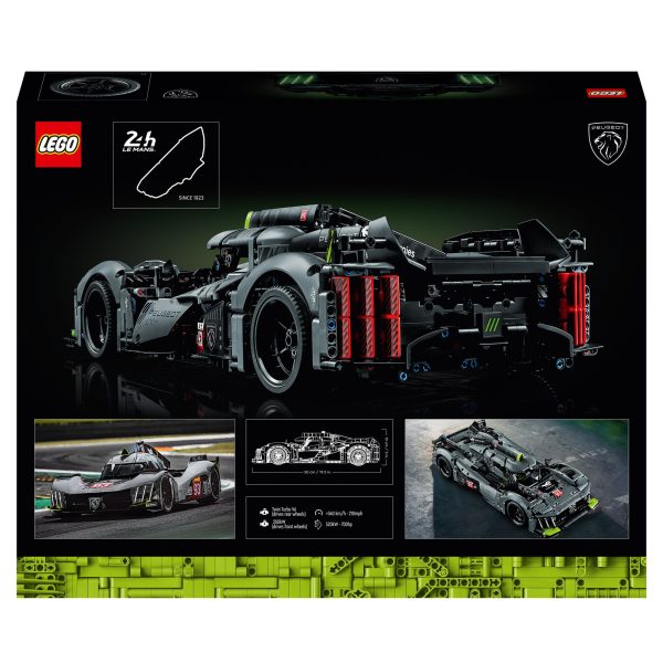 LEGO Technic PEUGEOT 9X8 24H Le Mans Hybrid Hypercar - 42156 - Afbeelding 9