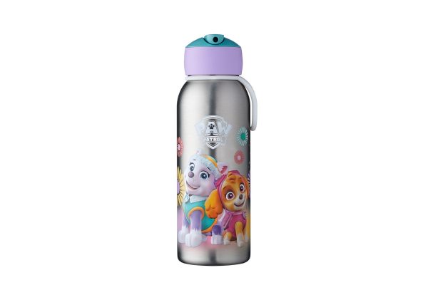 Isoleerfles campus Flip-up 350ml - Paw Patrol Girls