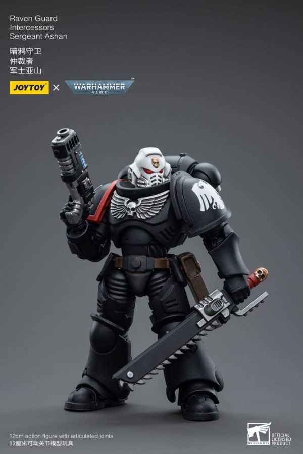 Warhammer 40K - Raven Guard Intercessors Sergeant Ashan (12cm) - Afbeelding 3