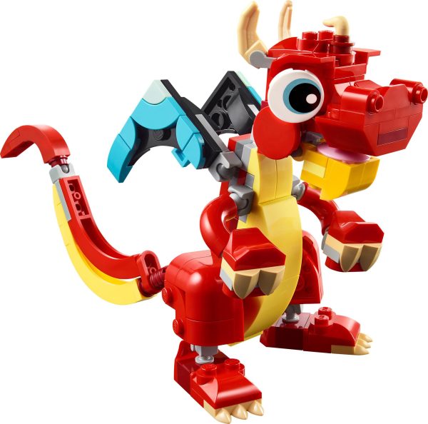 LEGO Creator 3-in-1 Rode draak - 31145 - Afbeelding 3
