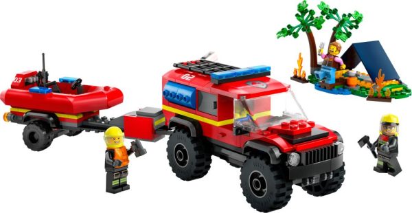 LEGO City 4x4 brandweerauto met reddingsboot - 60412 - Afbeelding 10