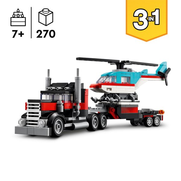 LEGO Creator 3-in-1 Truck met helikopter - 31146 - Afbeelding 4