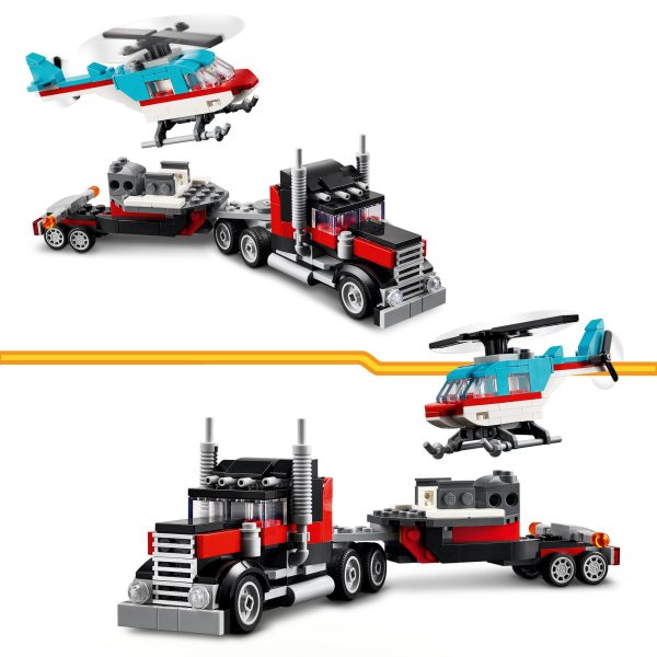 LEGO Creator 3-in-1 Truck met helikopter - 31146 - Afbeelding 5