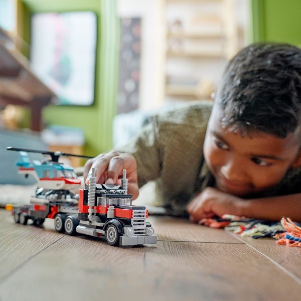 LEGO Creator 3-in-1 Truck met helikopter - 31146 - Afbeelding 8