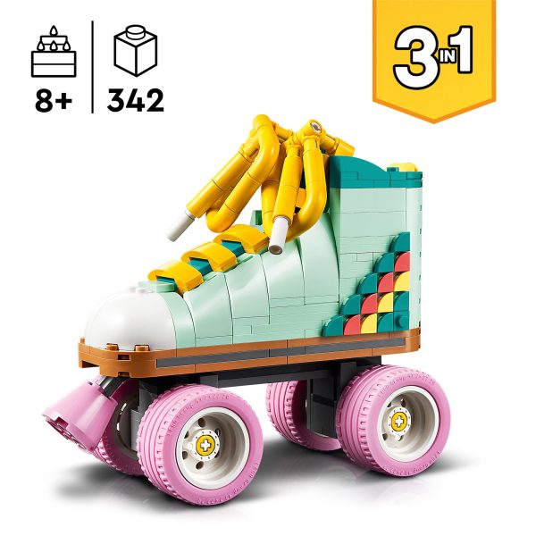 LEGO Creator 3-in-1 Retro rolschaats met Skateboard - 31148 - Afbeelding 4