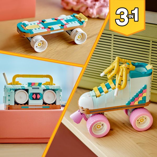 LEGO Creator 3-in-1 Retro rolschaats met Skateboard - 31148 - Afbeelding 7