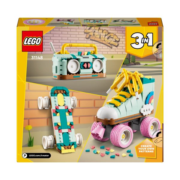 LEGO Creator 3-in-1 Retro rolschaats met Skateboard - 31148 - Afbeelding 9