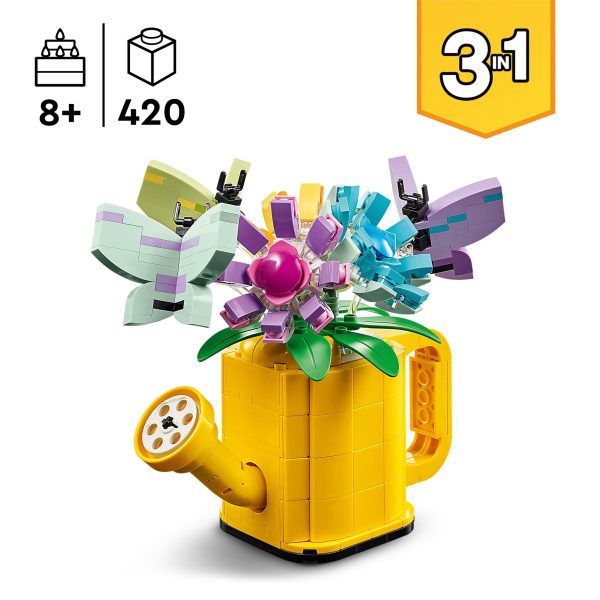 LEGO Creator 3-in-1 Bloemen in gieter - 31149 - Afbeelding 4