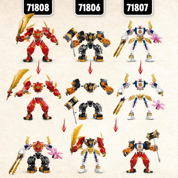 LEGO Ninjago Kai's elementaire vuurmecha - 71808 - Afbeelding 6