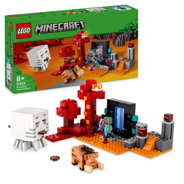 LEGO Minecraft Hinderlaag bij het Nether-portaal - 21255 - Afbeelding 2