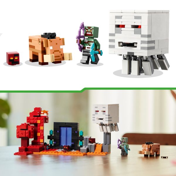 LEGO Minecraft Hinderlaag bij het Nether-portaal - 21255 - Afbeelding 7