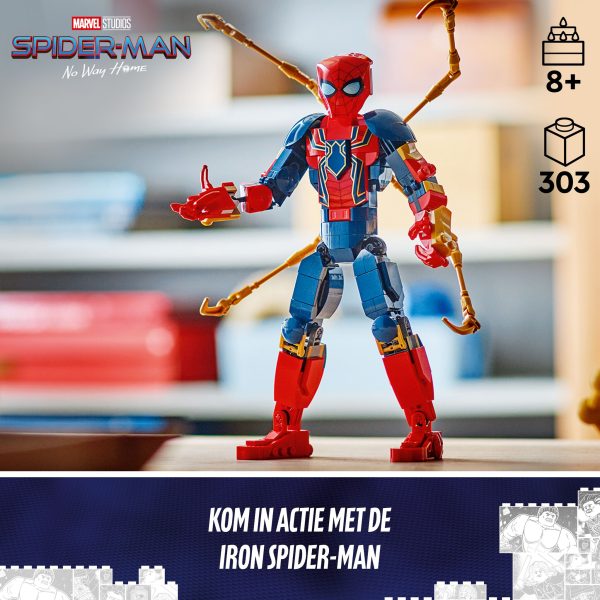 LEGO Marvel Studios Spider-Man Iron Spider-Man bouwfiguur - 76298 - Afbeelding 10
