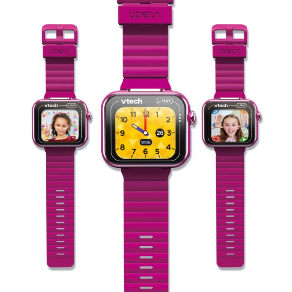 VTech Kidizoom SmartWatch MAX - Paars OF Zwart - 1 exemplaar - Afbeelding 4