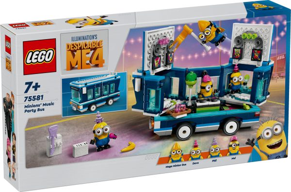 LEGO Despicable Me 4 Muzikale feestbus van de Minions - 75581 - Afbeelding 5