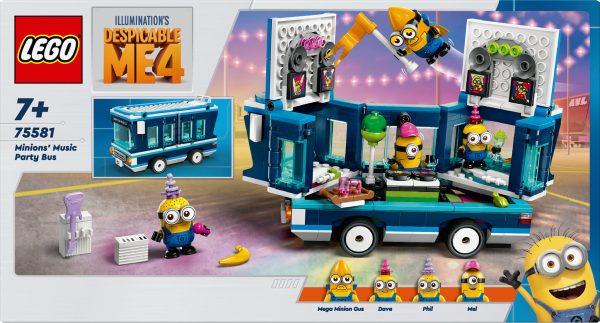 LEGO Despicable Me 4 Muzikale feestbus van de Minions - 75581 - Afbeelding 7