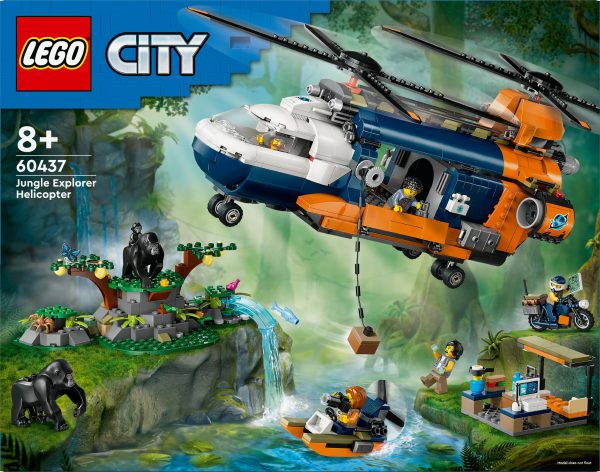 LEGO City Jungleonderzoekers helikopter bij de basis - 60437 - Afbeelding 7