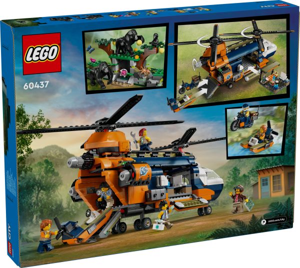 LEGO City Jungleonderzoekers helikopter bij de basis - 60437 - Afbeelding 8