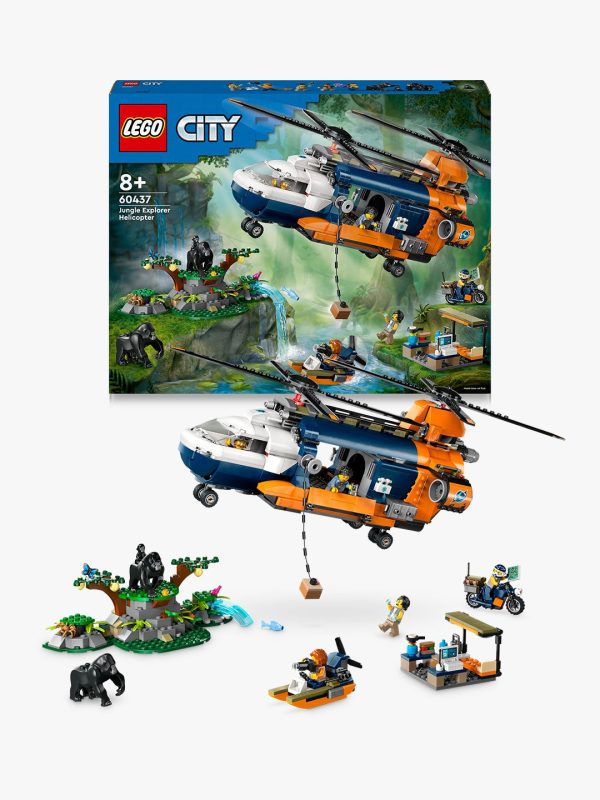 LEGO City Jungleonderzoekers helikopter bij de basis - 60437 - Afbeelding 10