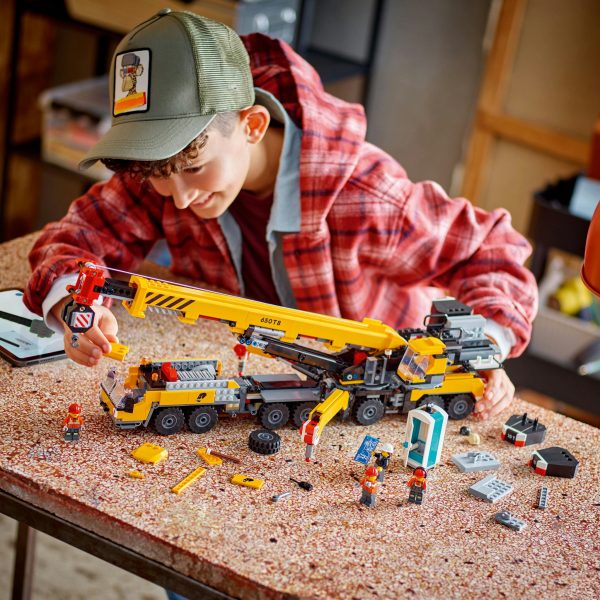 LEGO City Gele mobiele bouwkraan - 60409 - Afbeelding 3