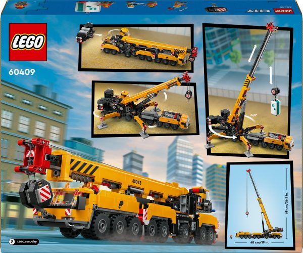 LEGO City Gele mobiele bouwkraan - 60409 - Afbeelding 4