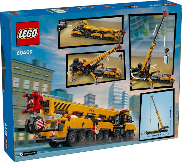 LEGO City Gele mobiele bouwkraan - 60409 - Afbeelding 8