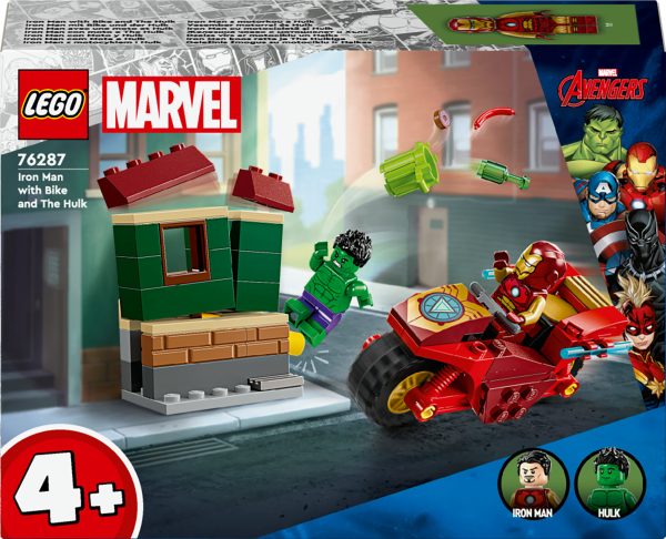 LEGO Marvel Avengers - Iron Man met motor en de Hulk
