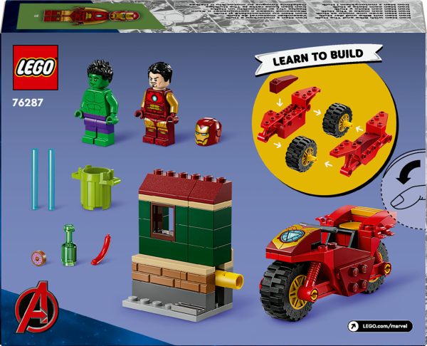 LEGO Marvel Avengers - Iron Man met motor en de Hulk - Afbeelding 4