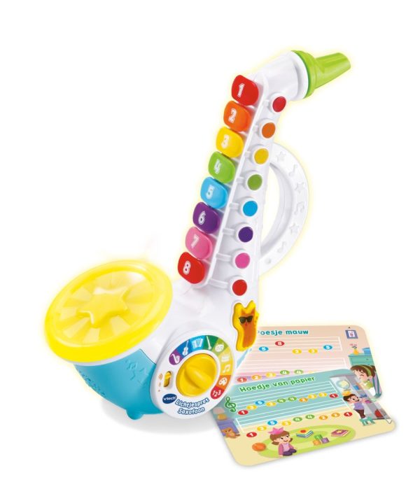 Vtech Lichtjespret saxofoon. 2+. 3xLR03 Incl