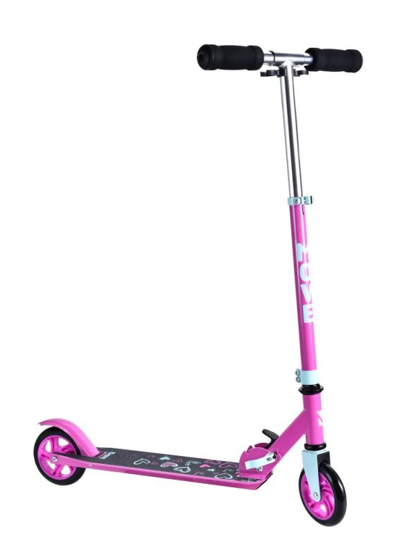 Scooter 125 mm - Love roze. 8+